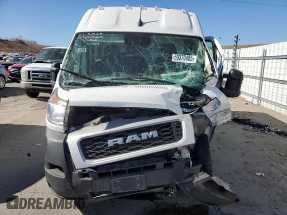 2022 Ram ProMaster Cargo с VIN 3C6MRVJG8NE124328, выставлен на аукционе Copart как лот 50370485 с пробегом Не указан миль и Списание • Salvage title. История ставок и продаж доступна на DreamBid. Изображение 5.