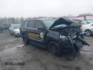 2023 Chevrolet Tahoe Commercial with VIN 1GNSCLEDXPR425980, listed as a IAAI auction lot 41511618 with 5,671 mi miles and . Bid and sale history available at DreamBid. Image 1.