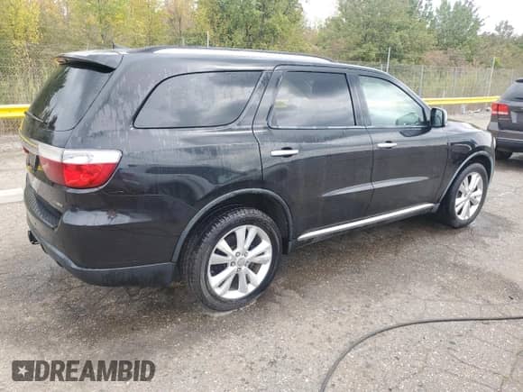 2011 Dodge Durango Crew with VIN 1D4RE4GG6BC598800, listed as a Copart auction lot 82120945 with 183,421 mi miles and Clean title. Bid and sale history available at DreamBid. Image 3.
