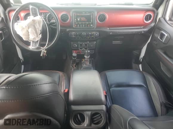 2022 Jeep Wrangler Unlimited Rubicon with VIN 1C4JJXFG6NW124065, listed as a Copart auction lot 67817425 with 60,324 mi miles and Salvage title. Bid and sale history available at DreamBid. Image 8.