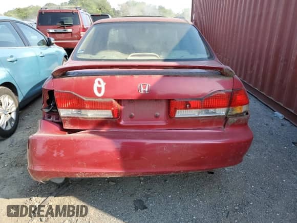 2002 Honda Accord with VIN JHMCG55602C023779, listed as a Copart auction lot 62925845 with 187,498 mi miles and Non repairable. Bid and sale history available at DreamBid. Image 6.