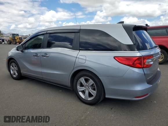 2019 Honda Odyssey EX-L with VIN 5FNRL6H77KB117842, listed as a Copart auction lot 68346585 with 60,530 mi miles and Clean title. Bid and sale history available at DreamBid. Image 2.