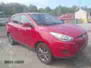 2014 Hyundai Tucson GLS with VIN KM8JT3AF2EU895955, listed as a IAAI auction lot 43284675 with 100,571 mi miles and . Bid and sale history available at DreamBid. Image 1.