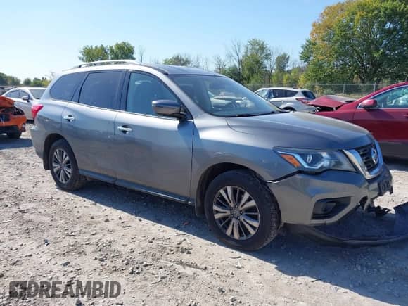 2018 Nissan Pathfinder SL with VIN 5N1DR2MM8JC623037, listed as a IAAI auction lot 43330237 with 131,478 mi miles and . Bid and sale history available at DreamBid. Image 1.