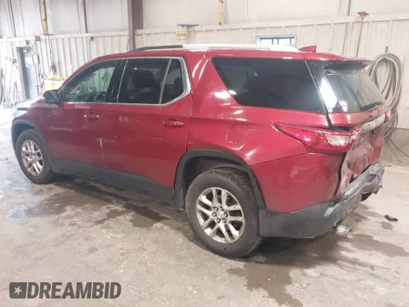 2018 Chevrolet Traverse LT Cloth с VIN 1GNEVGKW4JJ199963, выставлен на аукционе IAAI как лот 43262756 с пробегом 106 347 миль миль и . История ставок и продаж доступна на DreamBid. Изображение 3.