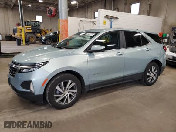 2022 Chevrolet Equinox LT с VIN 2GNAXUEV4N6144779, выставлен на аукционе Copart как лот 80428335 с пробегом 44 634 миль миль и Списание • Salvage title. История ставок и продаж доступна на DreamBid. Изображение 1.