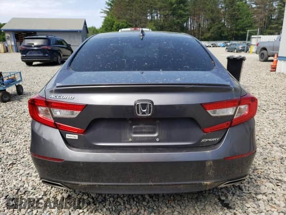 2018 Honda Accord Sport with VIN 1HGCV1E32JA049284, listed as a Copart auction lot 59916115 with 106,623 mi miles and Salvage title. Bid and sale history available at DreamBid. Image 6.