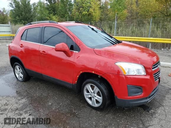 2016 Chevrolet Trax LT z VIN KL7CJPSB4GB751504, wystawiony jako Copart lot #82018265 z przebiegiem 168 016 mil mil oraz Czysty tytuł • Clean title. Historia ofert i sprzedaży dostępna na DreamBid. Obrazek 4.