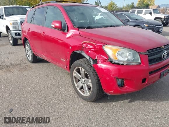 2009 Toyota RAV4 Sport with VIN JTMBK32V195076873, listed as a IAAI auction lot 43516663 with 190,198 mi miles and . Bid and sale history available at DreamBid. Image 6.