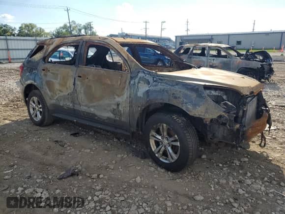2012 Chevrolet Equinox 1LT with VIN 2GNFLEE54C6264568, listed as a Copart auction lot 70926855 with Not provided miles and Salvage title. Bid and sale history available at DreamBid. Image 4.