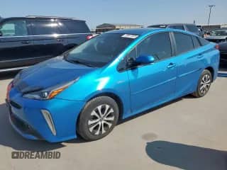 2020 Toyota Prius LE with VIN JTDL9RFU7L3015163, listed as a Copart auction lot 71047545 with 58,581 mi miles and Salvage title. Bid and sale history available at DreamBid. Image 1.