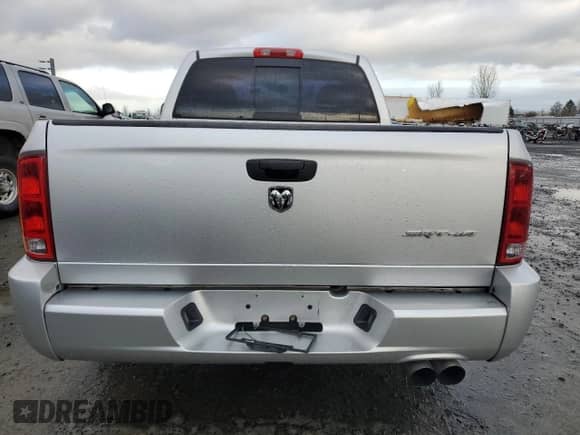 2005 Dodge RAM with VIN 3D7HA16H45G776899, listed as a Copart auction lot 84743434 with 125,102 mi miles and Salvage title. Bid and sale history available at DreamBid. Image 6.