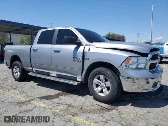 2021 Ram 1500 SLT with VIN 1C6RR7TT1MS516607, listed as a Copart auction lot 56201025 with 79,692 mi miles and Salvage title. Bid and sale history available at DreamBid. Image 4.
