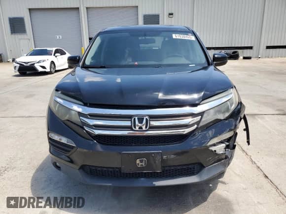2016 Honda Pilot EX-L with VIN 5FNYF5H53GB037246, listed as a Copart auction lot 61038465 with 166,369 mi miles and Salvage title. Bid and sale history available at DreamBid. Image 5.