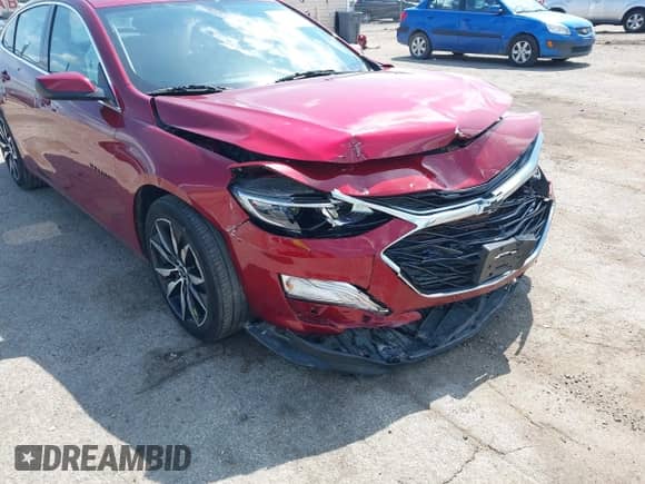 2020 Chevrolet Malibu RS with VIN 1G1ZG5ST7LF057085, listed as a IAAI auction lot 42847965 with 51,671 mi miles and . Bid and sale history available at DreamBid. Image 17.