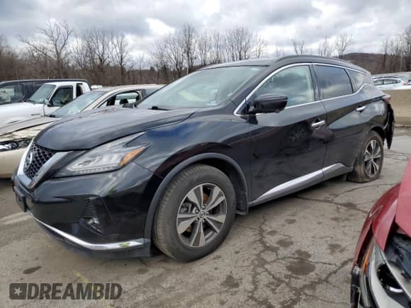 2019 Nissan Murano Platinum z VIN 5N1AZ2MJ9KN156421, wystawiony jako Copart lot #87026274 z przebiegiem 128 367 mil mil oraz Szkoda całkowita • Salvage title. Historia ofert i sprzedaży dostępna na DreamBid. Obrazek 1.