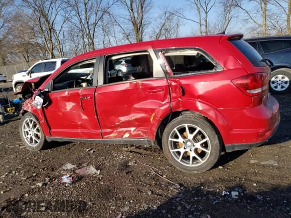 2012 Dodge Journey R/T with VIN 3C4PDDEG3CT228923, listed as a Copart auction lot 49925525 with Not provided miles and Salvage title. Bid and sale history available at DreamBid. Image 2.