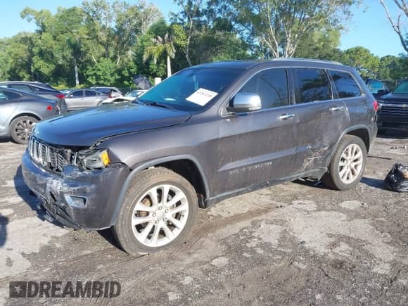 2017 Jeep Grand Cherokee Limited with VIN 1C4RJEBG2HC916426, listed as a IAAI auction lot 43263248 with 98,405 mi miles and . Bid and sale history available at DreamBid. Image 2.