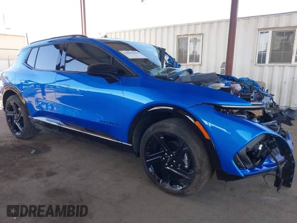 2025 Chevrolet Equinox EV RS с VIN 3GN7DSRP4SS204317, выставлен на аукционе IAAI как лот 43021890 с пробегом 5 827 миль миль и . История ставок и продаж доступна на DreamBid. Изображение 1.