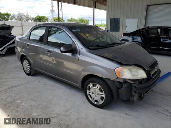 2010 Chevrolet Aveo 1LT with VIN KL1TD5DE5AB119258, listed as a Copart auction lot 70845085 with 56,872 mi miles and Salvage title. Bid and sale history available at DreamBid. Image 4.