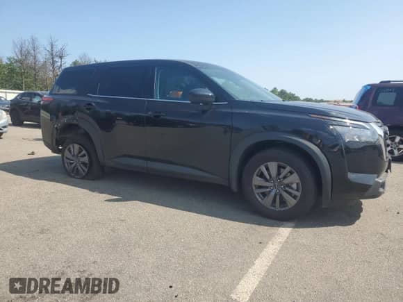 2024 Nissan Pathfinder S with VIN 5N1DR3AC8RC286379, listed as a Copart auction lot 66106575 with 2,039 mi miles and Salvage title. Bid and sale history available at DreamBid. Image 4.