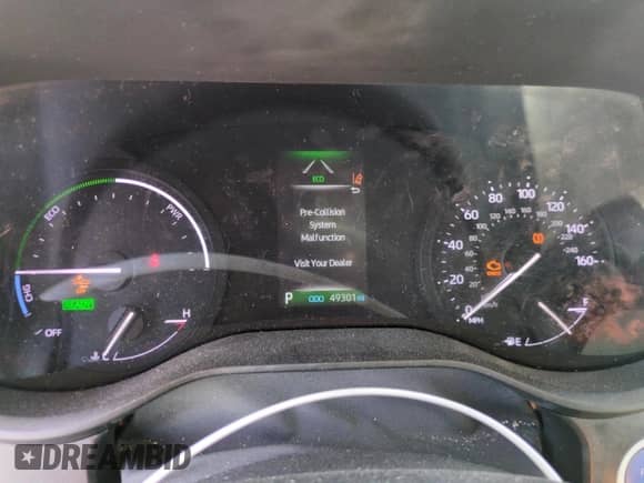 2021 Toyota Sienna LE with VIN 5TDKSKFC8MS011427, listed as a Copart auction lot 58518425 with 49,301 mi miles and Salvage title. Bid and sale history available at DreamBid. Image 9.