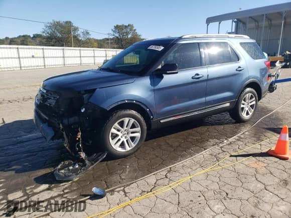 2018 Ford Explorer XLT with VIN 1FM5K8D8XJGA45675, listed as a Copart auction lot 86780585 with 119,206 mi miles and Salvage title. Bid and sale history available at DreamBid. Image 1.
