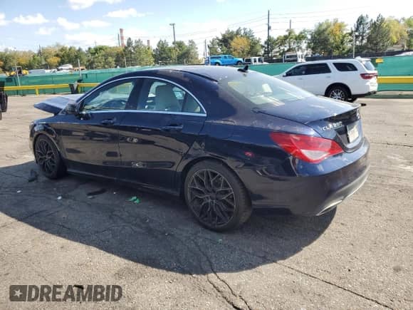 2018 Mercedes-Benz CLA 250 with VIN WDDSJ4GB2JN691787, listed as a Copart auction lot 84241375 with 92,551 mi miles and Clean title. Bid and sale history available at DreamBid. Image 2.