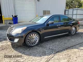 2015 Hyundai Equus Ultimate z VIN KMHGH4JH4FU099857, wystawiony jako Copart lot #72988914 z przebiegiem 74 311 mil mil oraz Szkoda całkowita • Salvage title. Historia ofert i sprzedaży dostępna na DreamBid. Obrazek 1.