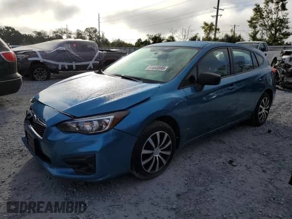 2017 Subaru Impreza with VIN 4S3GTAA63H3710194, listed as a Copart auction lot 84468895 with 97,107 mi miles and Salvage title. Bid and sale history available at DreamBid. Image 1.