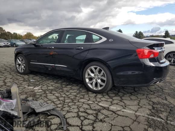 2017 Chevrolet Impala Premier with VIN 2G1145S30H9144588, listed as a Copart auction lot 86850435 with 143,098 mi miles and Salvage title. Bid and sale history available at DreamBid. Image 2.