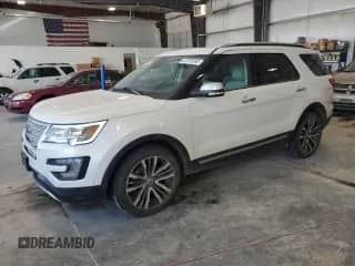 2017 Ford Explorer Platinum с VIN 1FM5K8HT3HGC56449, выставлен на аукционе Copart как лот 67270355 с пробегом 56 850 миль миль и Списание • Salvage title. История ставок и продаж доступна на DreamBid. Изображение 1.