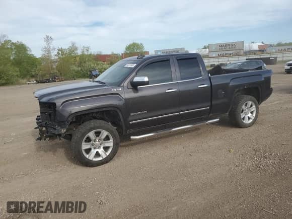 2016 GMC Sierra 1500 SLT with VIN 1GTV2NECXGZ249508, listed as a Copart auction lot 56311695 with 118,289 mi miles and Salvage title. Bid and sale history available at DreamBid. Image 1.