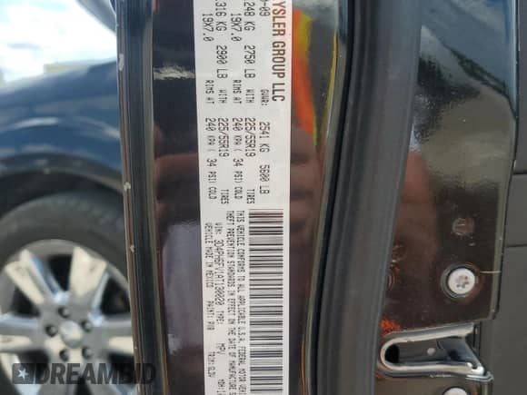 2010 Dodge Journey R/T with VIN 3D4PH6FV1AT130020, listed as a Copart auction lot 70269764 with 247,980 mi miles and Salvage title. Bid and sale history available at DreamBid. Image 15.