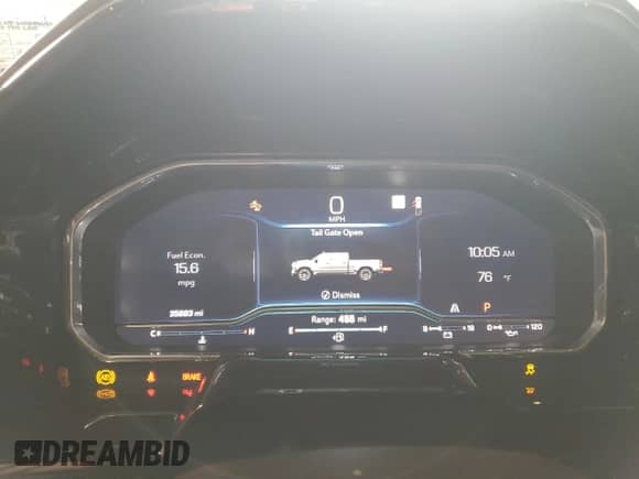 2023 Chevrolet Silverado 1500 z VIN 3GCPAEE83PG201470, wystawiony jako Copart lot #71307374 z przebiegiem 35 883 mil mil oraz Szkoda całkowita • Salvage title. Historia ofert i sprzedaży dostępna na DreamBid. Obrazek 9.