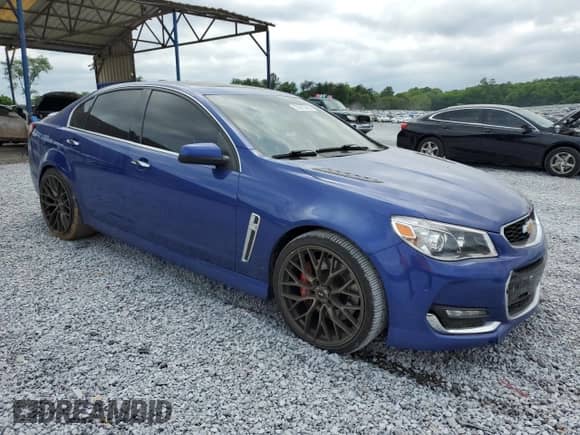 2017 Chevrolet SS with VIN 6G3F25RW9HL303977, listed as a Copart auction lot 55012085 with 53,657 mi miles and Salvage title. Bid and sale history available at DreamBid. Image 4.