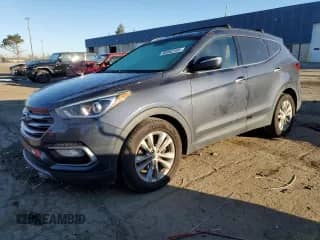 2017 Hyundai Santa Fe 2.0T with VIN 5XYZU4LA8HG457605, listed as a Copart auction lot 90062765 with 130,524 mi miles and Clean title. Bid and sale history available at DreamBid. Image 1.