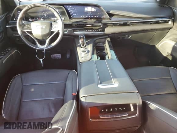 2021 Cadillac Escalade ESV Sport with VIN 1GYS4PKL7MR412196, listed as a Copart auction lot 46422775 with 27,096 mi miles and Salvage title. Bid and sale history available at DreamBid. Image 8.