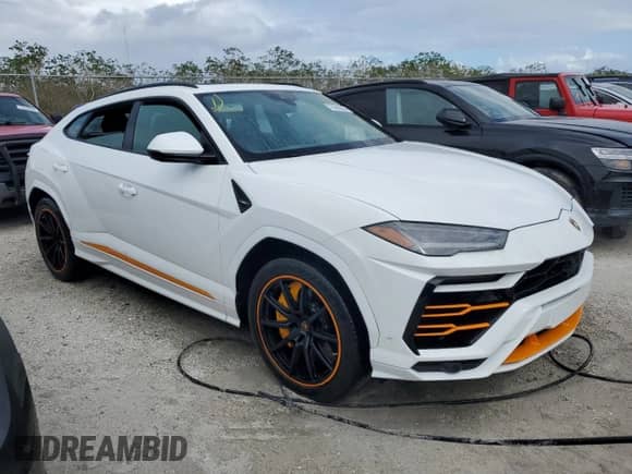 2020 Lamborghini Urus with VIN ZPBUA1ZL3LLA10132, listed as a Copart auction lot 75569384 with Not provided miles and Non repairable. Bid and sale history available at DreamBid. Image 4.