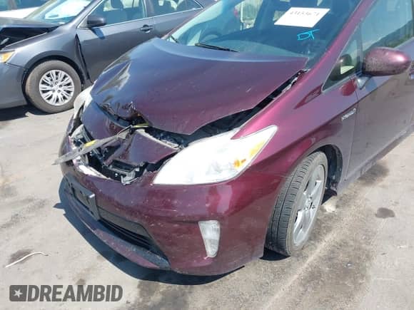 2013 Toyota Prius Two with VIN JTDKN3DU2D5573158, listed as a IAAI auction lot 43153671 with 117,215 mi miles and . Bid and sale history available at DreamBid. Image 6.