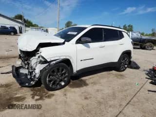 2021 Jeep Compass 80th Anniversary with VIN 3C4NJCEB0MT553173, listed as a Copart auction lot 70460585 with 52,495 mi miles and Salvage title. Bid and sale history available at DreamBid. Image 1.