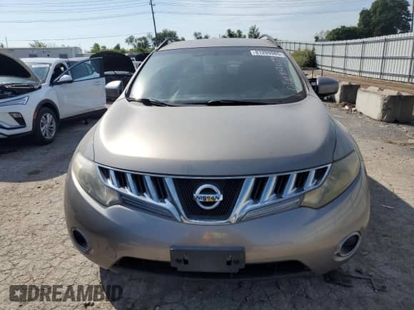 2009 Nissan Murano LE z VIN JN8AZ18W99W201824, wystawiony jako Copart lot #81209985 z przebiegiem 143 757 mil mil oraz Szkoda całkowita • Salvage title. Historia ofert i sprzedaży dostępna na DreamBid. Obrazek 5.