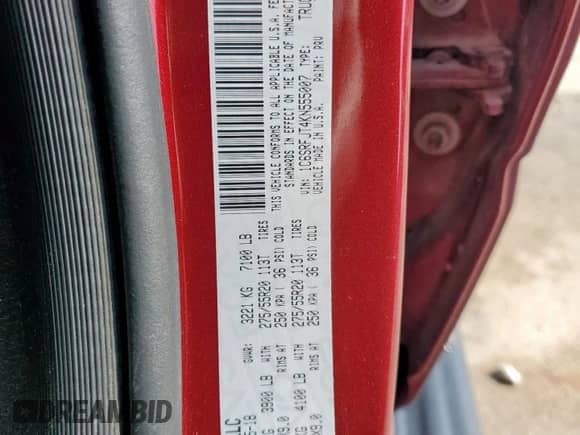 2019 Ram 1500 Laramie с VIN 1C6SRFJT4KN555007, выставлен на аукционе Copart как лот 64968065 с пробегом 97 565 миль миль и Чистый • Clean title. История ставок и продаж доступна на DreamBid. Изображение 12.