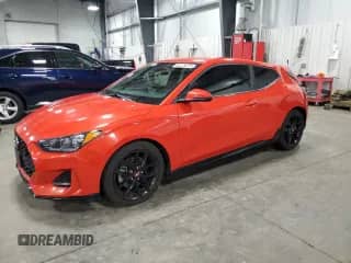 2020 Hyundai Veloster Turbo with VIN KMHTH6AB6LU023025, listed as a Copart auction lot 65276225 with 69,699 mi miles and Salvage title. Bid and sale history available at DreamBid. Image 1.