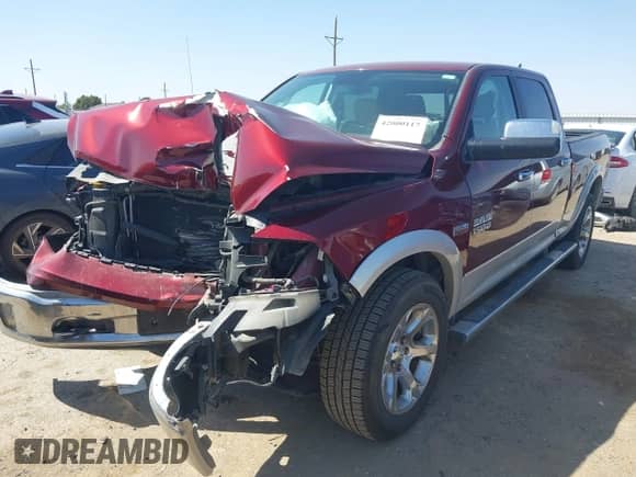 2016 Ram 1500 Laramie z VIN 1C6RR7VT6GS335228, wystawiony jako IAAI lot #42000117 z przebiegiem Nie podano mil oraz . Historia ofert i sprzedaży dostępna na DreamBid. Obrazek 2.