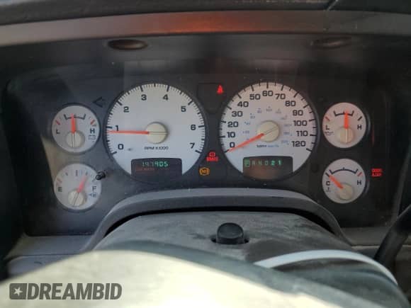 2003 Dodge 1500 ST with VIN 1D7HA18Z73J508981, listed as a Copart auction lot 59813025 with 197,905 mi miles and Salvage title. Bid and sale history available at DreamBid. Image 9.