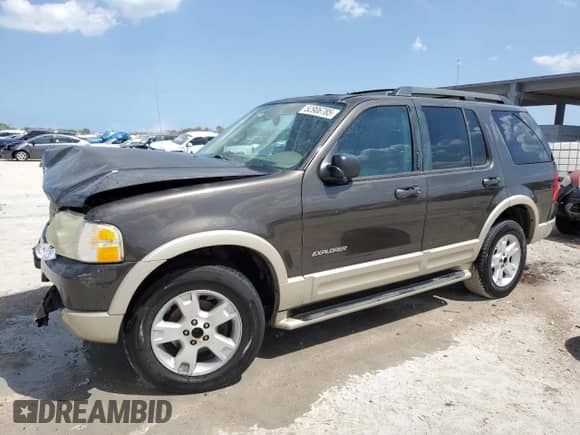 2005 Ford Explorer Eddie Bauer с VIN 1FMZU74E75UA80533, выставлен на аукционе Copart как лот 52906785 с пробегом 140 359 миль миль и Списание • Salvage title. История ставок и продаж доступна на DreamBid. Изображение 1.
