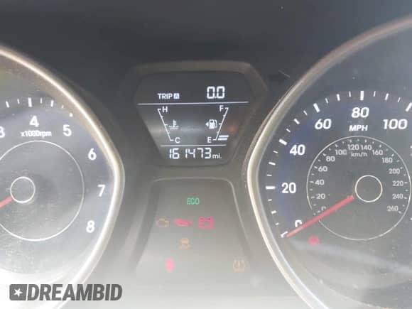 2016 Hyundai Elantra SE with VIN 5NPDH4AE8GH774439, listed as a IAAI auction lot 42570609 with 161,473 mi miles and . Bid and sale history available at DreamBid. Image 7.