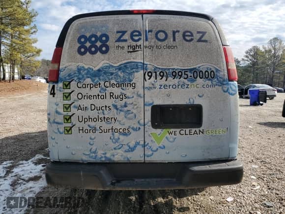 2014 Chevrolet Express Cargo with VIN 1GCWGGBA3E1210372, listed as a Copart auction lot 42110205 with 124,309 mi miles and Clean title. Bid and sale history available at DreamBid. Image 6.