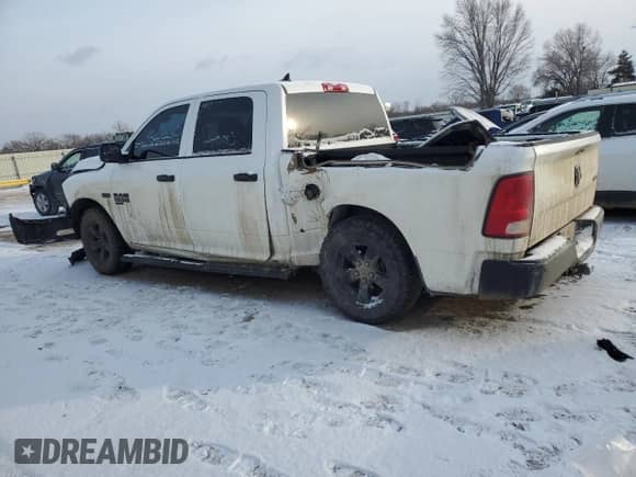 2022 Ram 1500 Tradesman z VIN 1C6RR7KT0NS195131, wystawiony jako Copart lot #88096055 z przebiegiem 95 211 mil mil oraz Szkoda całkowita • Salvage title. Historia ofert i sprzedaży dostępna na DreamBid. Obrazek 2.